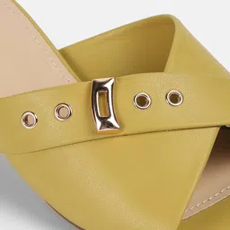 Mochi Textured Block Mules image 2