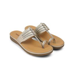 PEPPER Women Embellished Ethnic T-Strap Flats-21