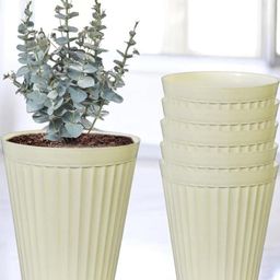 Plastic Planter Pot for Indoor Outdoor Plants 14 Inch Flower Pot (Pack of 6)-25