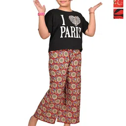BAESD Girls Pack of 3 Floral Printed Flared Crepe Palazzos-picture-24