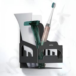 Plantex Black Toothbrush Holder-picture-48