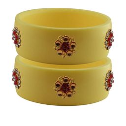 Vidhya Kangan Multi-Coloured Brass Bangles-image-1