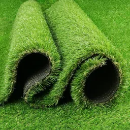 Aura Green Textured Waterproof Artificial Grass Doormat-14