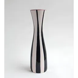 FREEDOM TREE Striped Black and White Ceramic Flower Vases-image-88