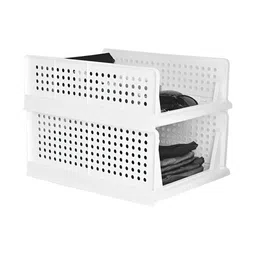 Story@home White 2 Pieces Multi-Utility Organisers-48