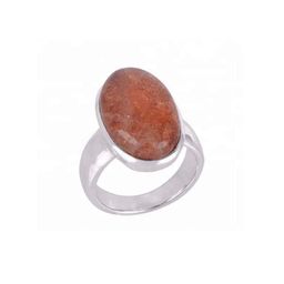 GenZcomplex Silver-Plated Brass Quartz Finger Ring-13