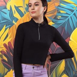 Metronaut Women Cotton Crop Top-picture-6
