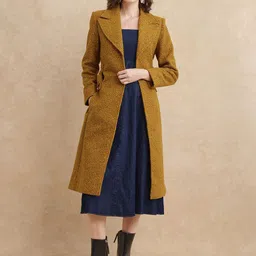 RAREISM Women Cotton Longline Open Front Jacket-picture-15