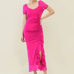 aayu Ruffled Georgette Maxi Dress-picture-4