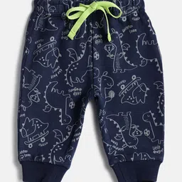 Chicco Boys Regular Fit Animal Graphic Printed Relaxed Trousers-image-98