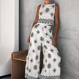 Alamode By Akanksha White Mabel Statement Holiday Coord Set-image-85