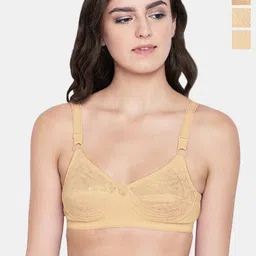 Bodycare Pack of 3 Full Coverage Cotton Bra-42