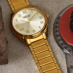 CARLOS PHILIP Men Brass Dial & Stainless Steel Analogue Watch Aether RSG 11 Champ-image-59