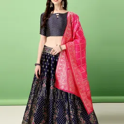 APNISHA Ready to Wear Lehenga & Unstitched Blouse With Dupatta-picture-15