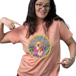 Tedhi Medhi Family Women Graphic Printed Round Neck Cotton T-shirt-image-6