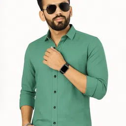 VORTEX Men Original Spread Collar Shirt-picture-35