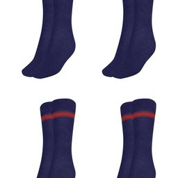 MUKHAKSH Blue Cotton Socks-picture-13