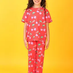 Anthrilo Girls Printed Night suit-45