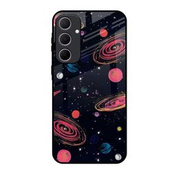 QRIOH Galaxy In Dream Printed Lightweight Samsung Galaxy A35 5G Silicone Back Case-image-3