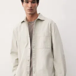 H&M Regular Fit Twill Overshirt-image-72
