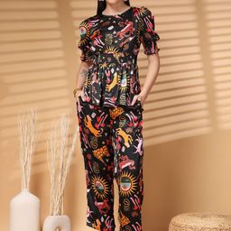 plusS Printed Top & Trouser Co-Ords-picture-42