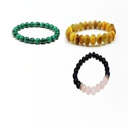 Divine souvenirs Set Of 3 Unisex Artificial Beaded Elasticated Bracelets-5