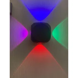 SHRI MAHAL ANTIQUES Black Square Shaped Contemporary Acrylic Wall Lamp-image-67