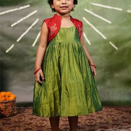 MIRALI Girls Cotton A-Line Dress-image-60