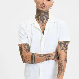 Snitch Men Relaxed Boxy Opaque Casual Shirt-image-101