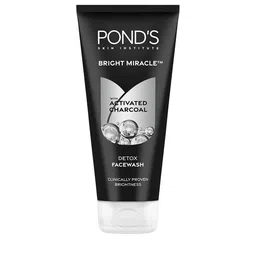 Ponds Set of 3 Bright Miracle Detox Facewash with 10X Power of Charcoal - 200 g each image 2