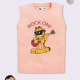 YK X Minute Mirth Boys Garfield Printed T-shirt-image-12