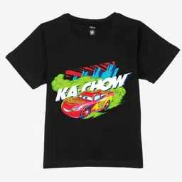 YK Disney Boys Cars Printed Pure Cotton T-shirt-picture-57