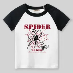 INCLUD Boys Graphic Printed Round Neck Raglan Sleeves Regular Fit Casual T-Shirt-picture-16