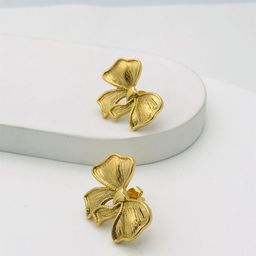 ANJNI CREATION Gold-Plated Quirky Shaped Studs image 4