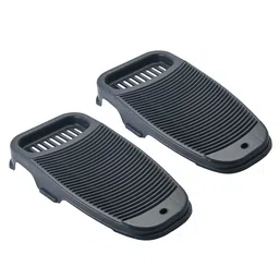 Kuber Industries Grey 2 Plastic Bath Accessories Set-55
