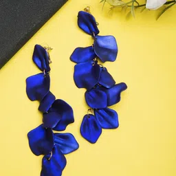 YouBella Gold-Plated Contemporary Drop Earrings-42