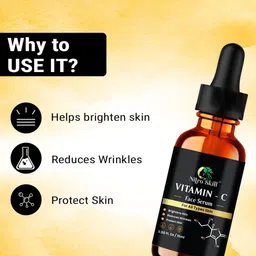 NITRO SKILL Set Of 3 Vitamin C Face Serum For Skin Brightening- 15 ml Each image 3