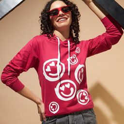 The Dry State Women Printed Hooded Sweatshirt-image-52