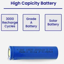 sg flash 3.7 v 2000 mAh Lithium Ion Rechargeable battery with charging module Alternative Energy Electronic Hobby Kit image 5