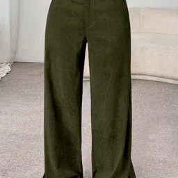 RAJOVATI Women Mid-Rise Loose Fit Parallel Trouser-picture-13