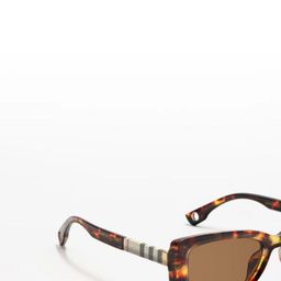 ZAADRAN Unisex Rectangle Sunglasses Burber | Leopard-Leopard image 2