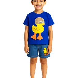 POP STREET KIDS Kids Printed Short Sleeves T-Shirt With Shorts-picture-52