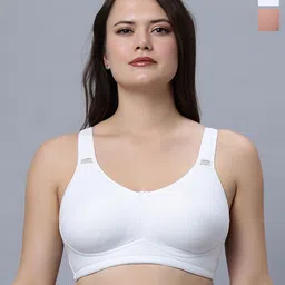 In Care Women Pack of 2 Solid Non Padded Underwired T-shirt Bra-image-29