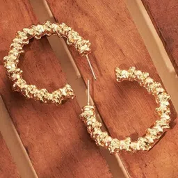 SALTY Stainless Steel Auric Grins Hoop Earrings-image-44