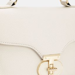 French Connection Textured Structured Satchel Bag image 5