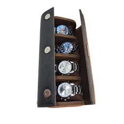 essart Textured 4-Slot Watch Organiser-picture-3