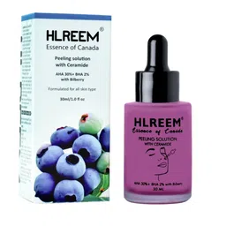 HLREEM AHA 30% + BHA 2% Peeling Solution With Ceramide & Bilberry- 30 ml-4