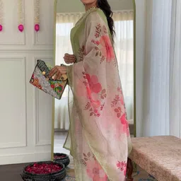URMIR FASHION Women Ethnic Motifs Regular Thread Work Kurta with Trousers & With Dupatta-picture-15