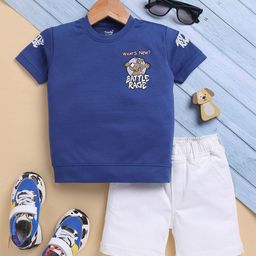 Toonyport Boys Pure Cotton Printed T-shirt With Shorts-43