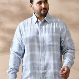 NEON CHILLIE Other Checks Checked Spread Collar Cotton Shirt-picture-6
